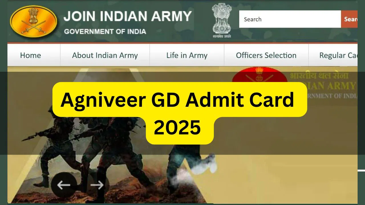 Agniveer GD Admit Card 2025
