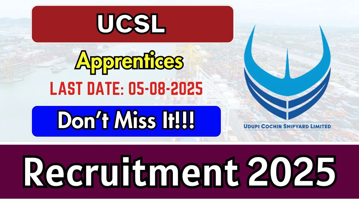 UCSL Apprenticeship Recruitment 2025