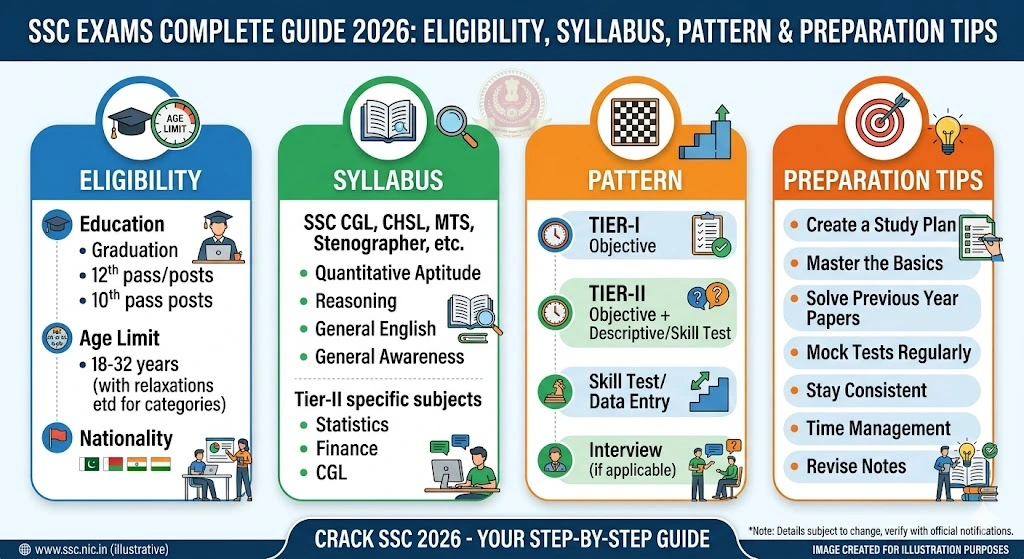 SSC Exams Complete Guide 2026