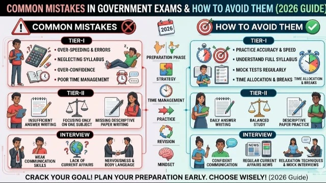Common Mistakes in Government Exams & How to Avoid Them (2026 Guide)