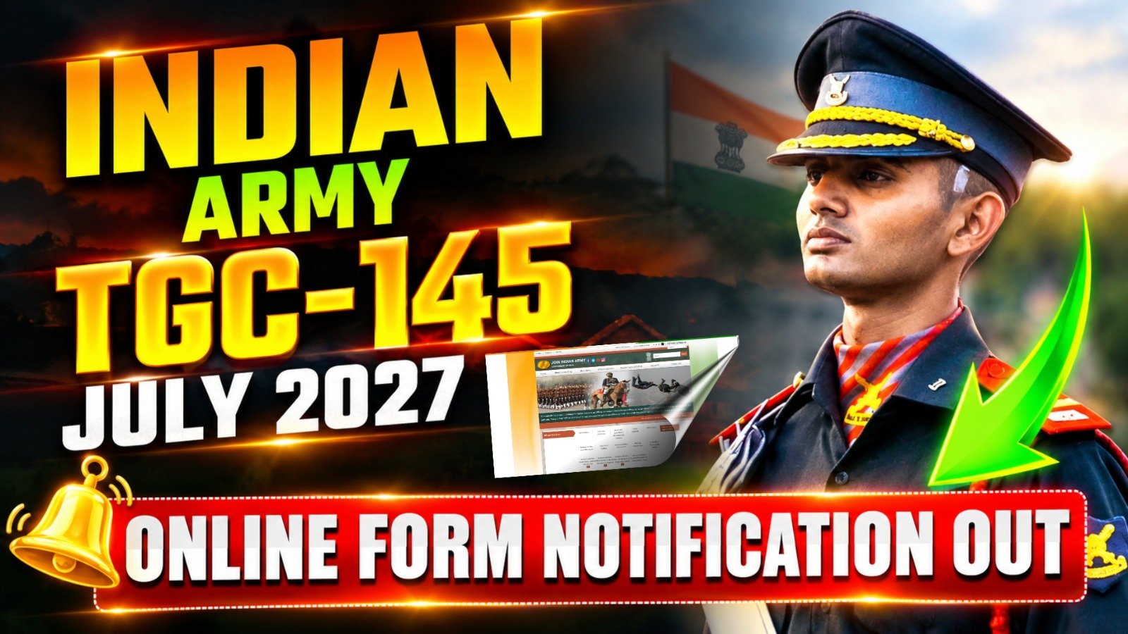 Indian Army TGC 145 Recruitment 2026