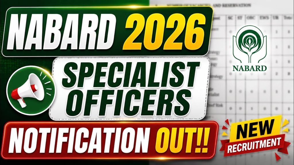 NABARD Specialist Recruitment 2026